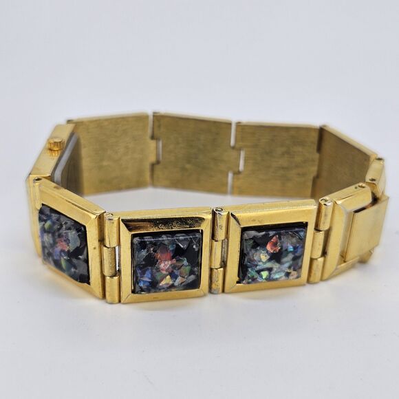 Park Lane Women's Watch 18MM White Dial Multicolor Band 6.5" New Battery - Picture 9 of 14